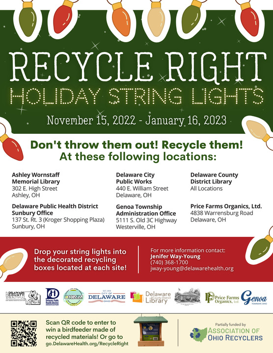Recycle Holiday String Lights
