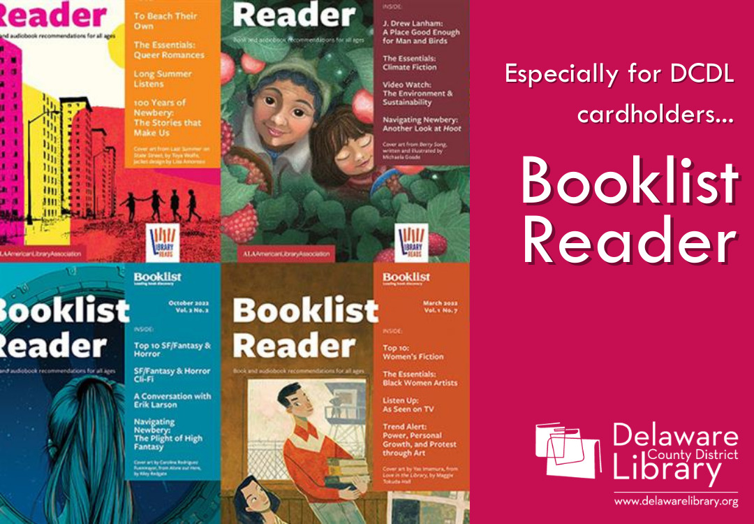 New for You Booklist Reader Delaware County District Library