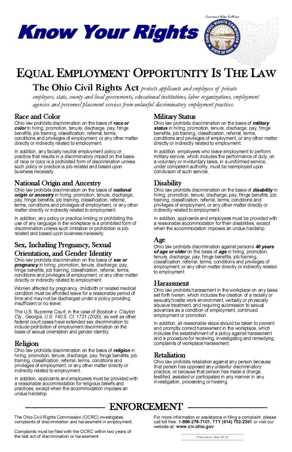 Labor Rights Flyers Workplace Labor Law Posters