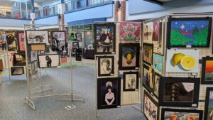 2026 DCDL Student Art Showcase inside display. 2026 DCDL Student Art Showcase inside display.