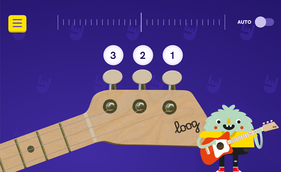 Loog Guitar decorative banner